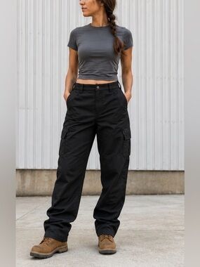 Galls Women’s Tac Force Black Tactical Cargo Work Pants 8/30 NWT